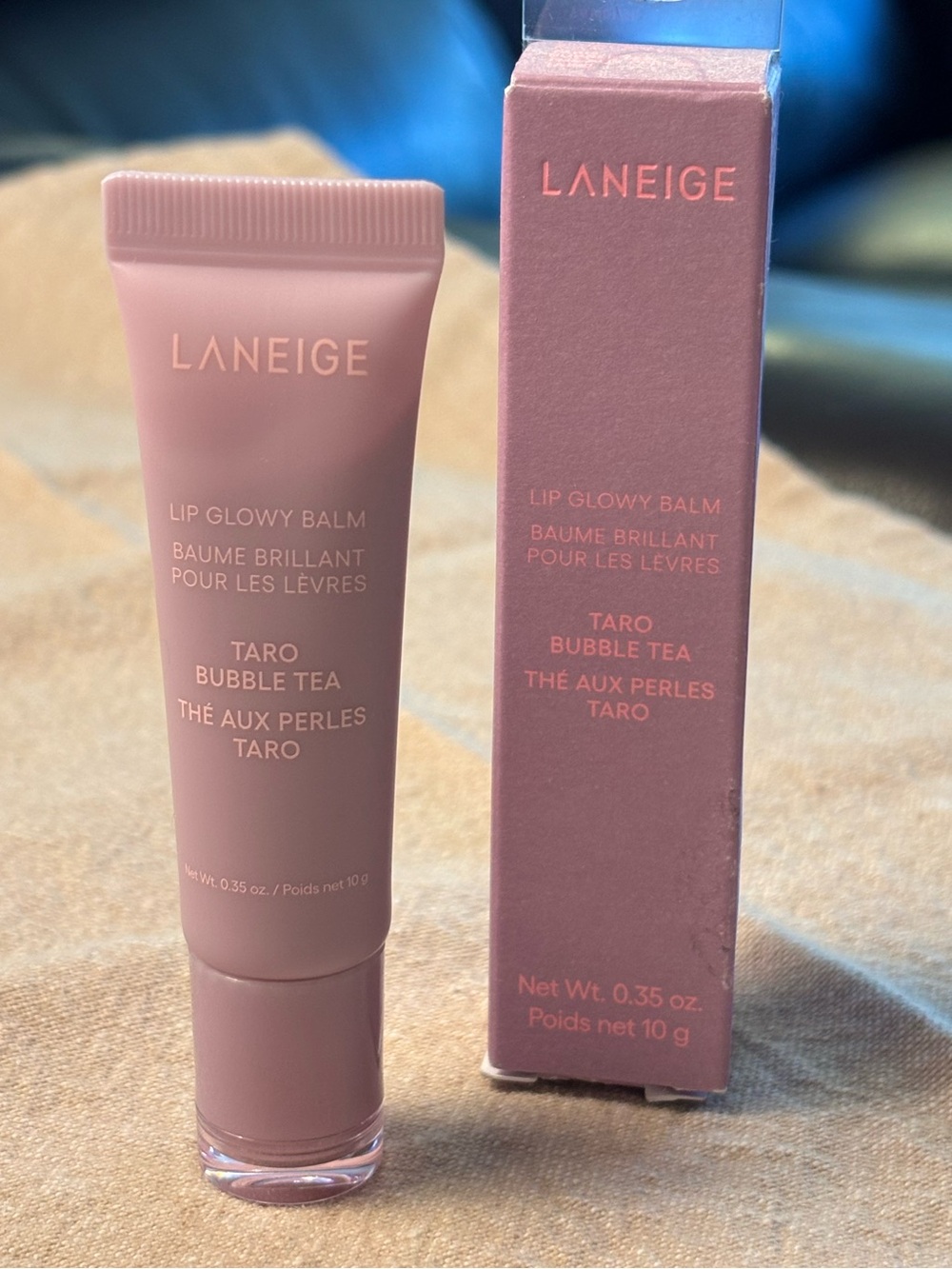 LANEIGE Lip Glowy Balm Taro Bubble Tea — new in box - Picture 3 of 6